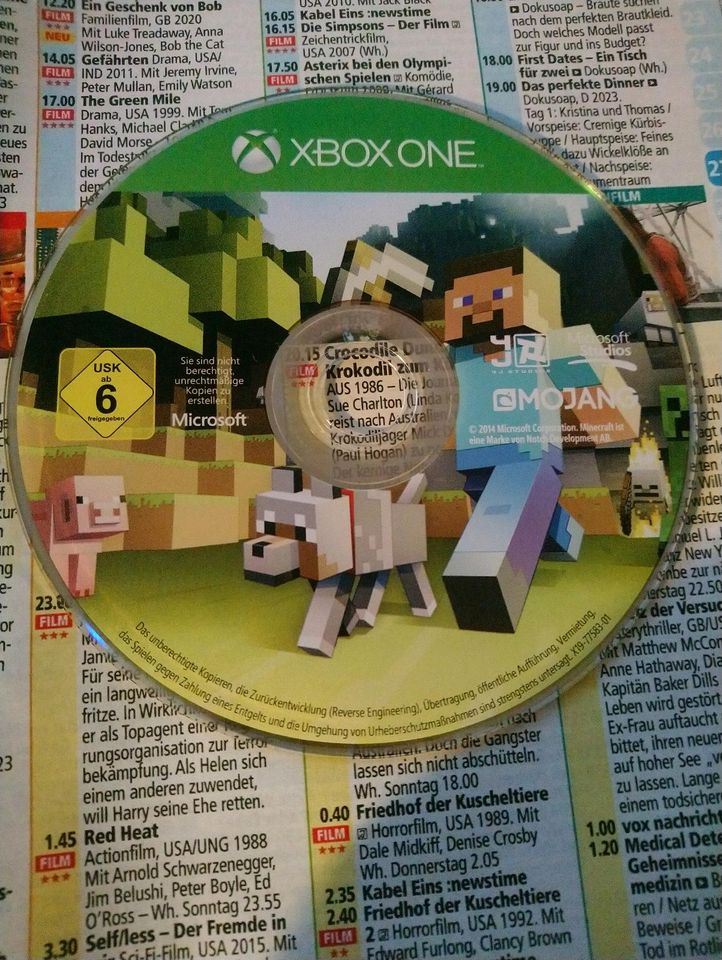 Minecraft für Xbox one x/s in Gundelsheim