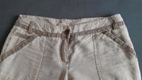 wunderschöne Leinenhose Bermuda 2/3 s.Oliver Gr. 36 beige sand Nordrhein-Westfalen - Jüchen Vorschau