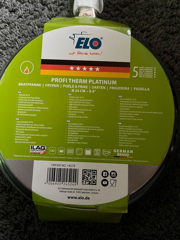 ELO Profi therm platinum Pfanne in Fernwald