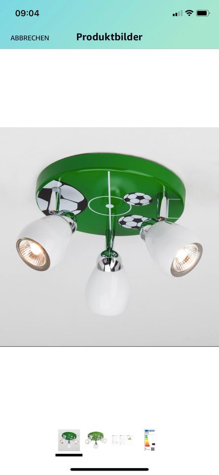 LED Fußball Deckenlampe in Wuppertal