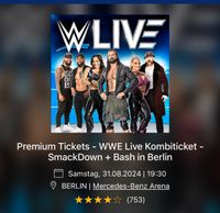 Bash/ Smackdown WWE am 30. & 31. 08. in Berlin / Suite Berlin - Mitte Vorschau