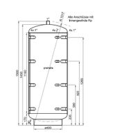 1A Pufferspeicher 300L Warmwasser Speicher für Heizung Kamin Ofen Nordrhein-Westfalen - Halle (Westfalen) Vorschau