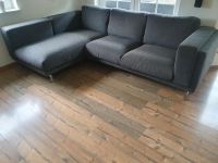 Sofa Nockeby 3er Sofa dark gray mit Récamiere Links Hessen - Gudensberg Vorschau