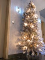 Weihnachtsbaum mit Ständer in silbern 200cm hoch Sachsen - Chemnitz Vorschau