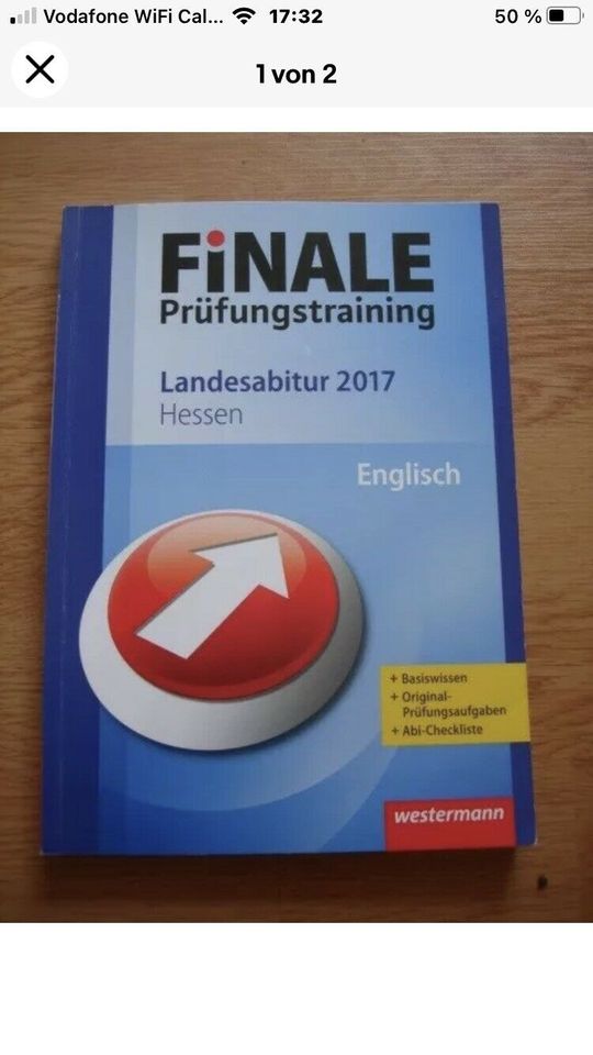 Englisch Abitur Abi Prüfung Training Landesabitur Hessen in Mühltal 