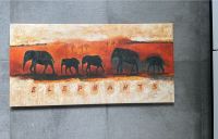 Elefantenbild, 50x100 cm Niedersachsen - Brackel Vorschau