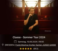 2 Tickets für Clueso | 10.08. Dresden Sachsen-Anhalt - Osterburg Vorschau