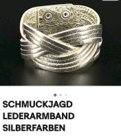 LEDERARMBAND Neu SILBERFARBEN 20x3,8cm UVP 19,00€ Leipzig - Grünau-Ost Vorschau