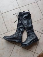 Replay, Damenstiefel,  schwarz, Leder unterer Teil,  Gr. 37 Hessen - Reichelsheim (Wetterau) Vorschau