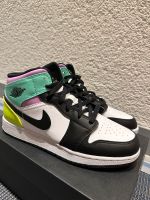 Nike Air Jordan Mid (GS) Black Volt-Green Glow Hessen - Neustadt Vorschau