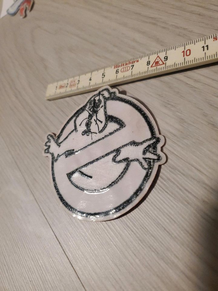 Ghostbusters Patches zum Aufbügeln Logo Film 2 neu Patch Cosplay in Stein