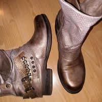 Queen Tina Leder Boots / Stiefeletten Gr.39.gefuettert.leicht Sachsen - Zwoenitz Vorschau