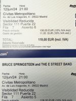 2x Bruce Springsteen in Madrid am 12.06.2024 Top-Sitzplätze Nordrhein-Westfalen - Hürtgenwald Vorschau