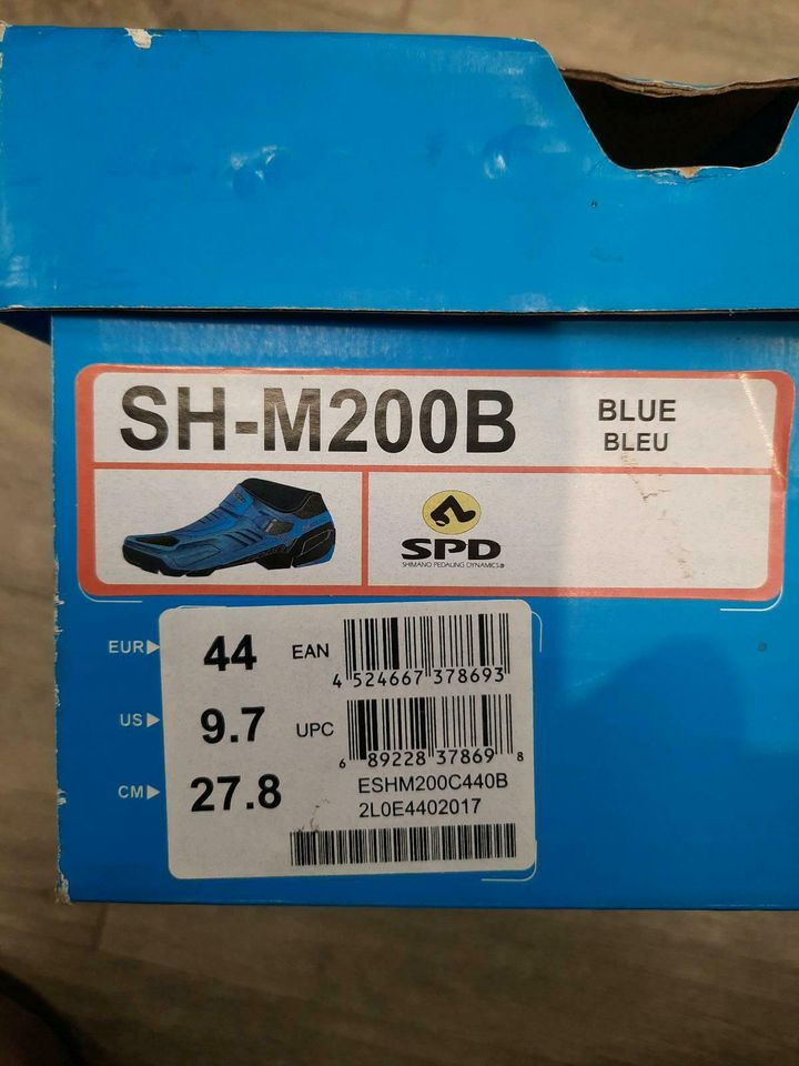 Shimano SPD Schuh Größe 44 SH-M200B in Radebeul