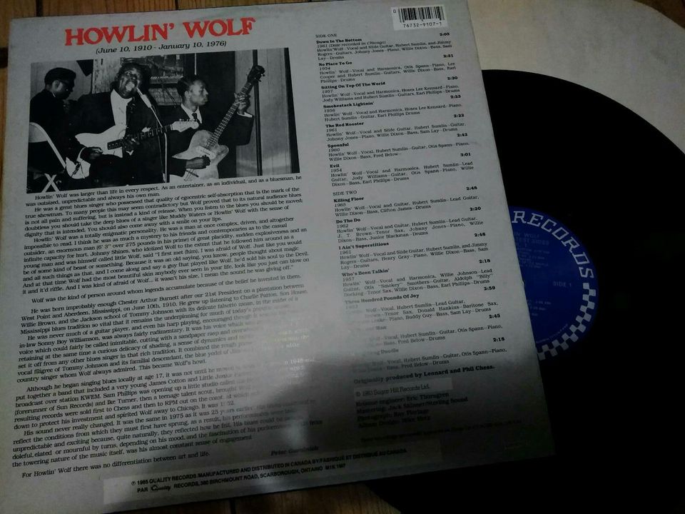 Howlin Wolf His greatest sides vol.1 LP Vinyl Schallplatte in Hamburg