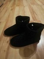 Stiefeletten/Boots schwarz mit silbernen Glitzer, Gr. 38 München - Bogenhausen Vorschau