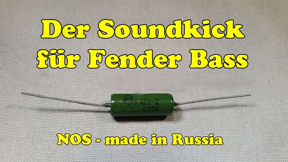 Soundkick PIO Paper in Oil 0,047 uF f. Fender Bass Pickup in Arnstein