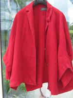 OSKA JACKE LEINEN ROT GR 2  ca Gr 46-50LAGENLOOK weit geschnitten Bayern - Burgheim Vorschau