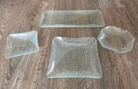 4 DDR Kuchenplatten Servierplatten Glas Set Thüringen - Stadtroda Vorschau