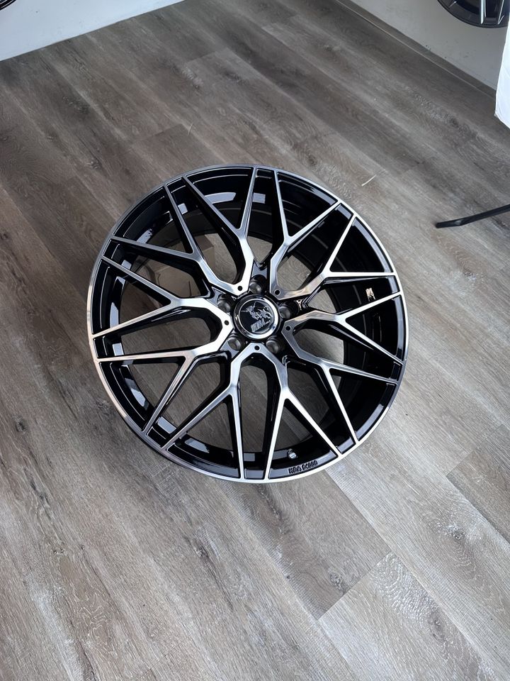 UA1E UA1 19 Zoll Felgen für VW Golf 5 6 7 8 Passat Scirocco Arteon Phaeton Sharan GTI GTD GTE egolf 6R 7R 8R B5 B6 B7 B8 CC 3C 13 R 3H 3D 7N Sommerräder Winterräder schwarz Reifen Volkswagen Ultra in Neckarsulm