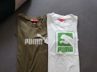 Puma T-Shirt weiß und khaki Größe S Bayern - Schonungen Vorschau