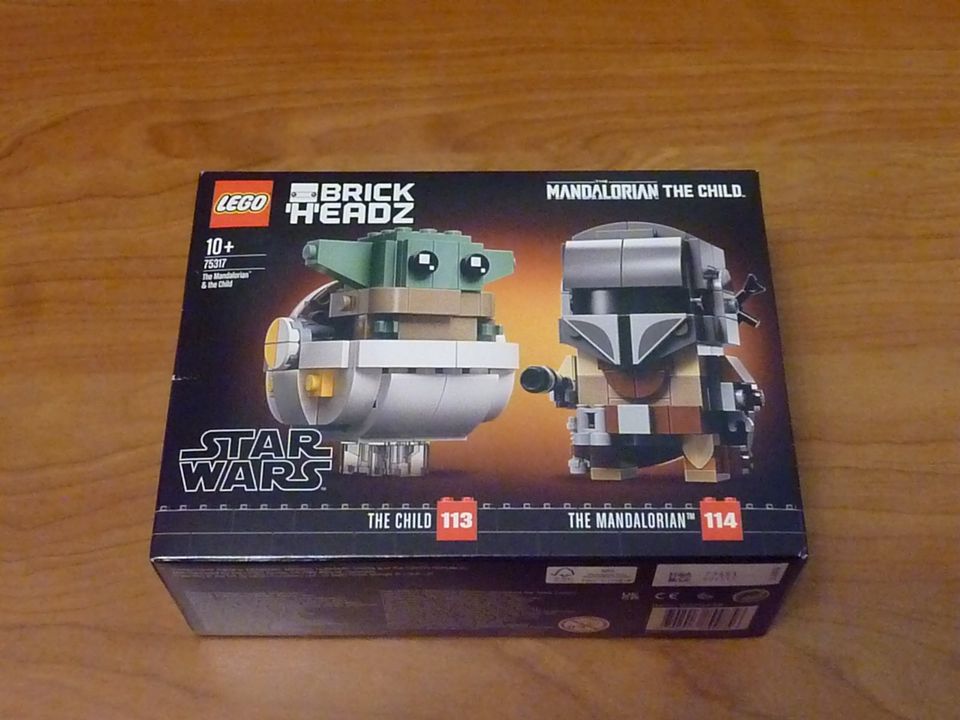 LEGO BrickHeadz 75317 Star Wars The Mandalorian & Baby Yoda in Halle