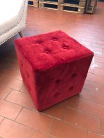 Angebot ! Hocker Polsterhocker Pouf Samt Bordeauxrot Neustadt - Hohentor Vorschau