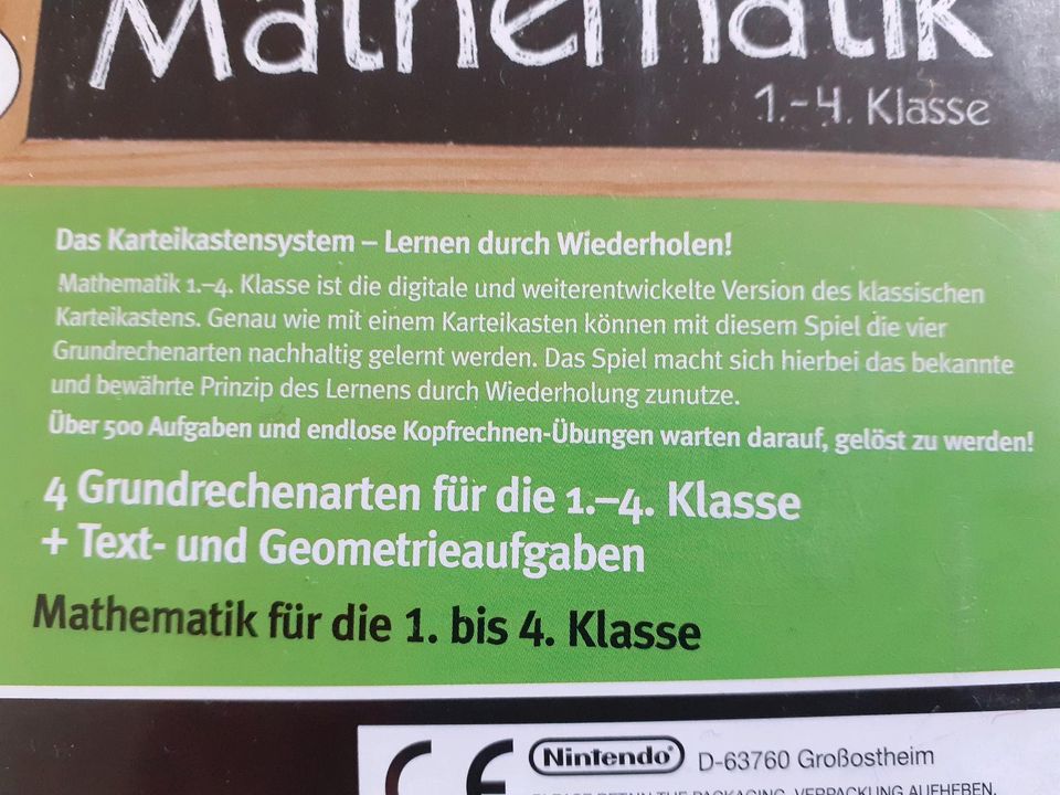 Nintendo DS Lern-Spiel Mathematik 1.- 4. Klasse in Bretzenheim