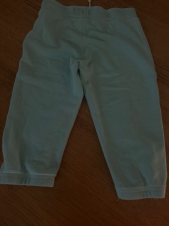 Mädchen Jogginghose 2/3 Gr. 128 H&M türkis in Schleiden