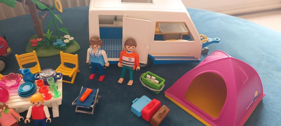 Playmobil Camping Erlebnis als Familie Konvolut in Moers