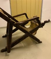 Original afrikanischer Sessel / Klappstuhl Handarbeit Echtholz Hessen - Kassel Vorschau