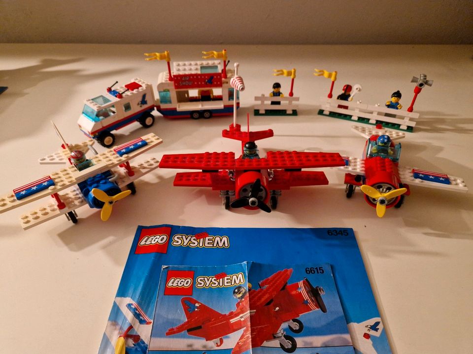 Lego System 6345 + 6615 Flugshow Stunt Flieger mit BDA in Osterholz-Scharmbeck