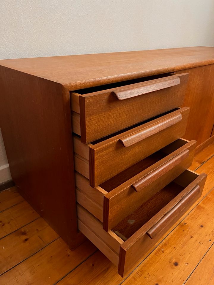 Designer Sideboard, Teak, WK Möbel, Georg Satink, 60er Jahre in Karlsruhe