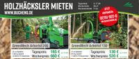 GreenMech Holzhäcksler Buschhacker Häcksler MIETEN VERLEIH Nordrhein-Westfalen - Olpe Vorschau