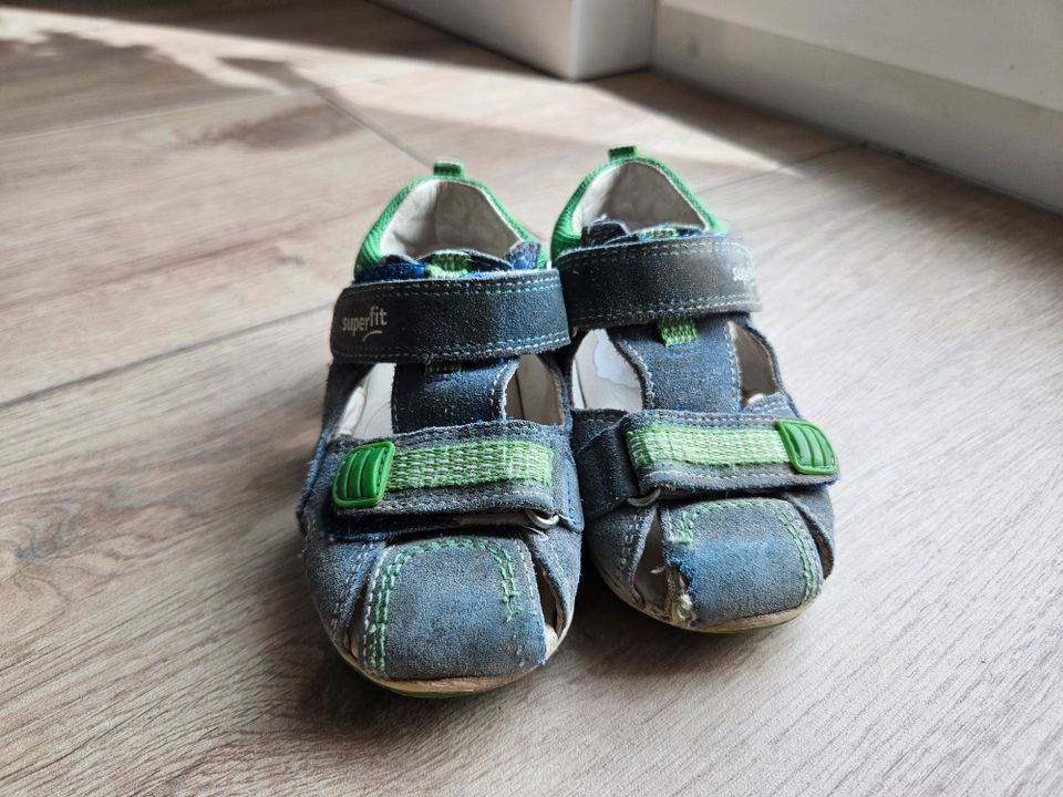 superfit Sandalen in blau/grün, Größe 24 in Erlangen