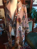 leichte Longjacke m Kapuze.bunte Blüten MADE IN ITALY Schleswig-Holstein - Selent Vorschau