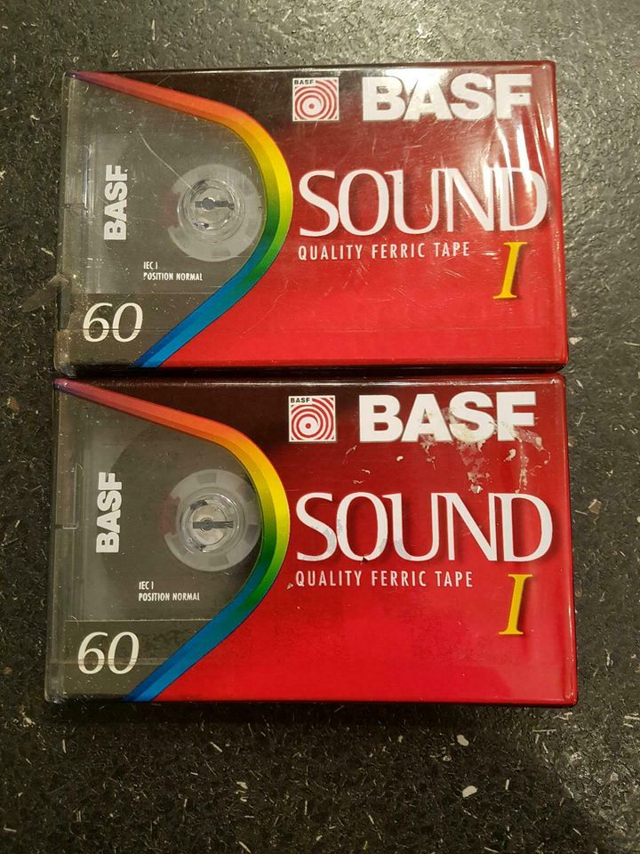 2 Leerkasetten BASF 60 Sound 1 neu und OVP in Bad Staffelstein