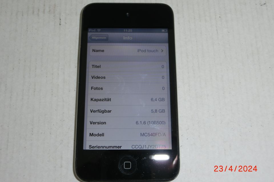 APPLE IPOD Tauch 4 Generation 8GB sehr gute zustand in Mainz