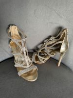 Hochzeitsschuhe Gold Kristalle Absatz High Heels Nordrhein-Westfalen - Elsdorf Vorschau