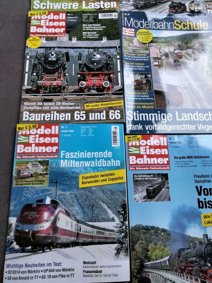 Zeitschriften Paket Modelleisenbahn Bahn Jahrbuch in Gräfendorf