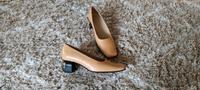 Pumps Echtleder beige Größe 38 Bayern - Salzweg Vorschau