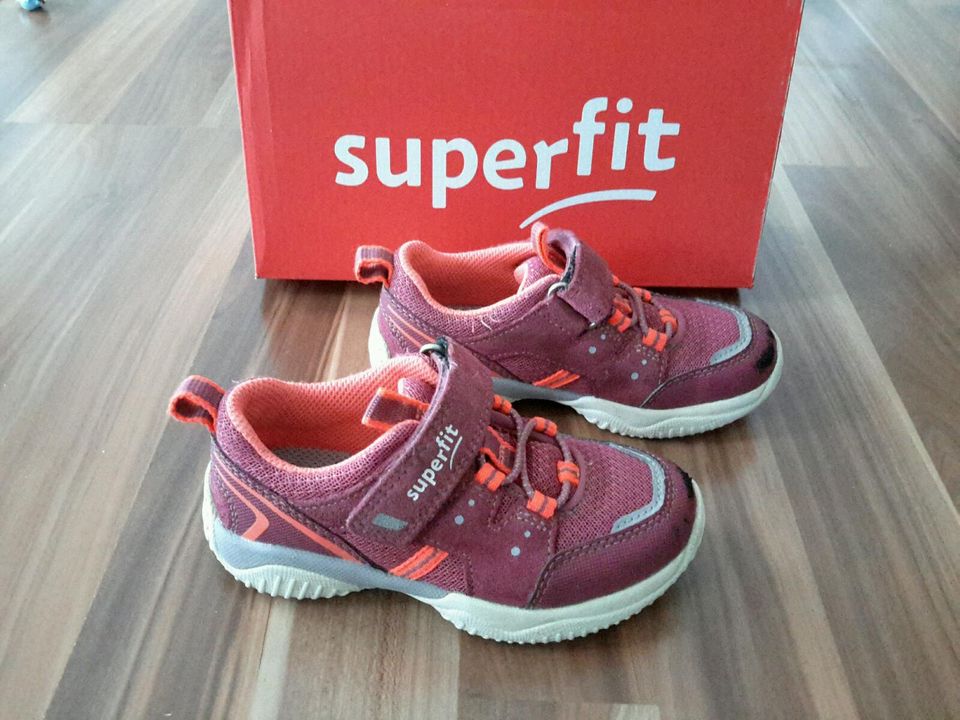 Superfit Storm Halbschuh Sneaker Sport Gr.25 pink/orange in Untergruppenbach