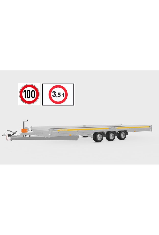 ⛑️Autotransporter 8,56 x 2,2 - 3,5t Tridem ⛑️ Mieten Eduard Auto Transport Überführung Leihen Vermietung Anhänger 8,5 x 2,2 m 8,5m Anhänger 8,5 m 8 m Anhängervermietung in Hannover