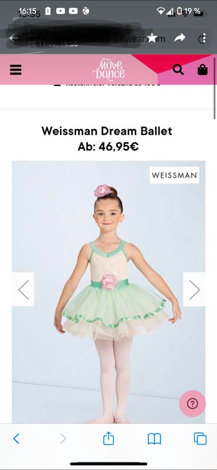 ***Weissman Dream Ballettkleid*** in Erftstadt