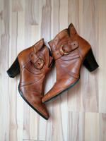 Braune Leder Stiefeletten C&A Größe 41 TOP Bayern - Sonnefeld Vorschau