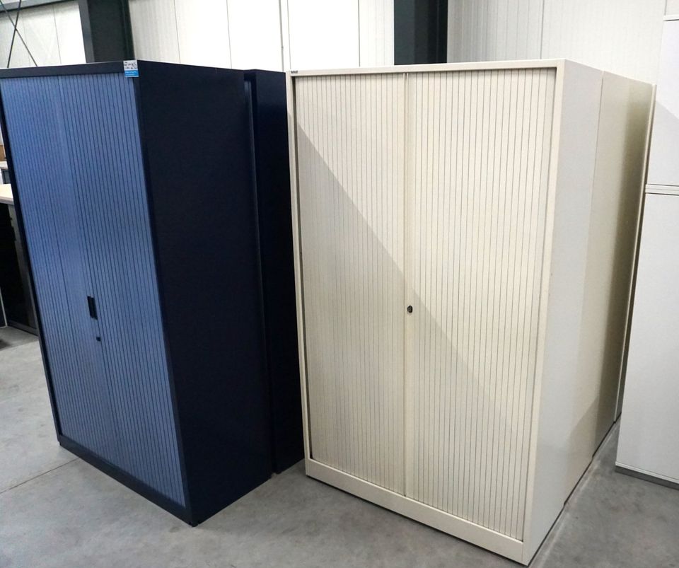 Jalousieschrank, Werkstattschrank Aspa Blau | Metall 195x120x47 in Mehringen