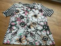 neuw. Fabiani T-Shirt schwarz weiß Gr. 42 Floral Blumen Viskose Nordrhein-Westfalen - Brühl Vorschau