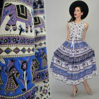 Vintage Indien Aztek Tribal Muster Sommer Kleid Gypsy Boho Goa XL Leipzig - Leipzig, Zentrum-Nord Vorschau