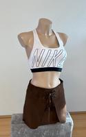 NIKE SPORT BH M 38 weiß y2k laufen retro vintage rennen Tennis Baden-Württemberg - Aichtal Vorschau