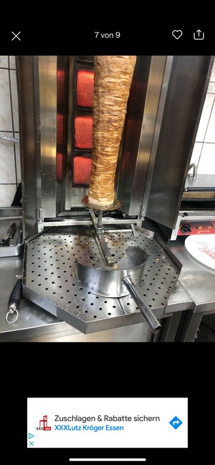 Gastronomie Imbiss Giyros gril Döner  Grill mit Gas in Essen